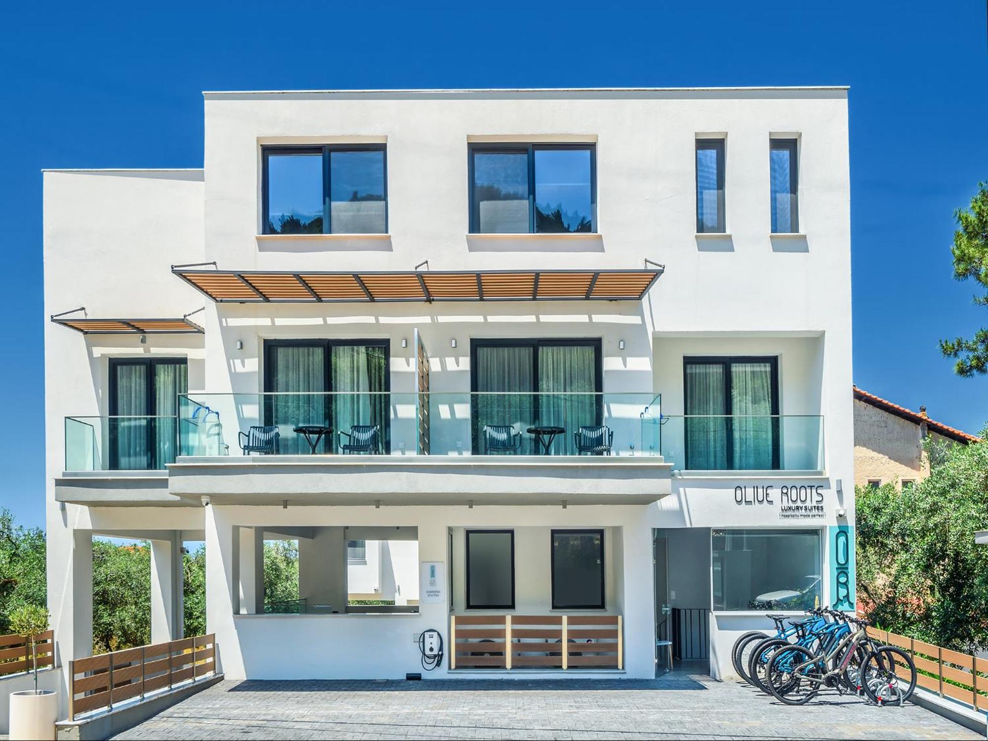 Olive Roots Hotel Skala Rachoni  Bagian luar foto