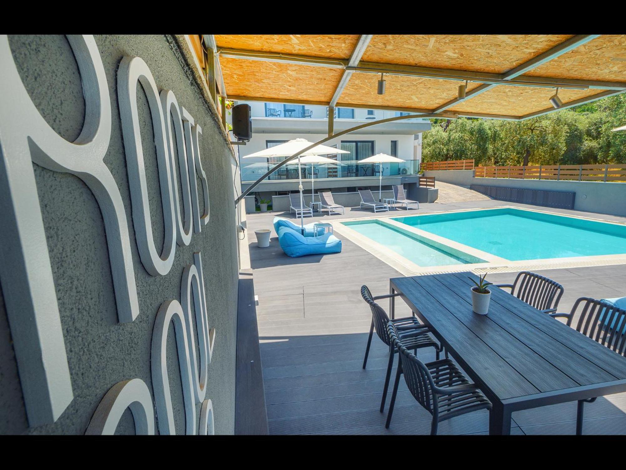 Olive Roots Hotel Skala Rachoni  Bagian luar foto